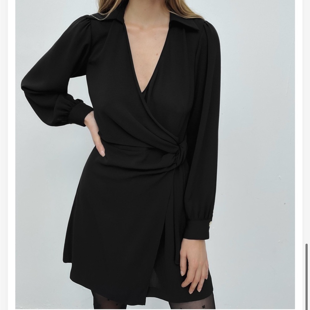 Zara Knotted Mini Dress Size XS